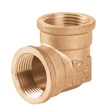 Kolano mosiężne wzmocnione 1 1/4" GW/GW