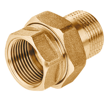 Śrubunek prosty O-ring mosiężny 1 1/4" GW/GZ 61mm