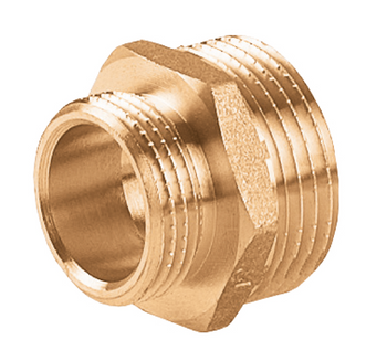 Nypel redukcyjny mosiężny 3/4x1/2" GZ/GZ