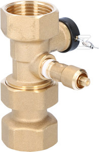 Szybkozłącze ASK do naczynia wzbiorczego z zaworem rewizyjnym 2 x 3/4" GW