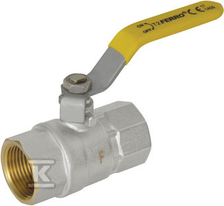 Zawór kulowy gazowy 3/4" GW-GW typ G18