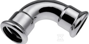 Kolano 90° Steel - 28