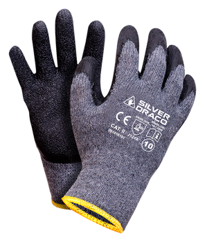 Rękawice powlekane lateksem Silver Draco / rozmiar 11 (12 par)