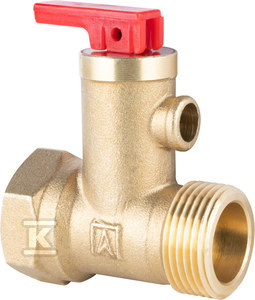 Zawór bezpieczeństwa do elektrycznych podgrzewaczy wody AF8, 6,7 bar, G3/4" x Rp3/4"